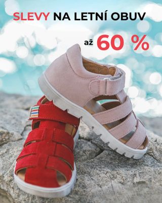 Konečně 🌞 Tak si ho pojďme užít spolu naplno! Spustili jsme SLEVY na letní dětské botičky, a to až ve výši 60% 🤩🥰 Tak na...